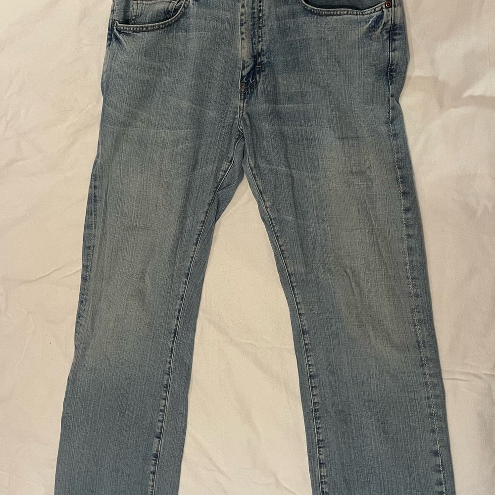 J. Crew Men's Light Blue Straight Jeans